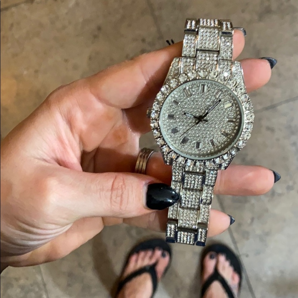 Blinged out watch